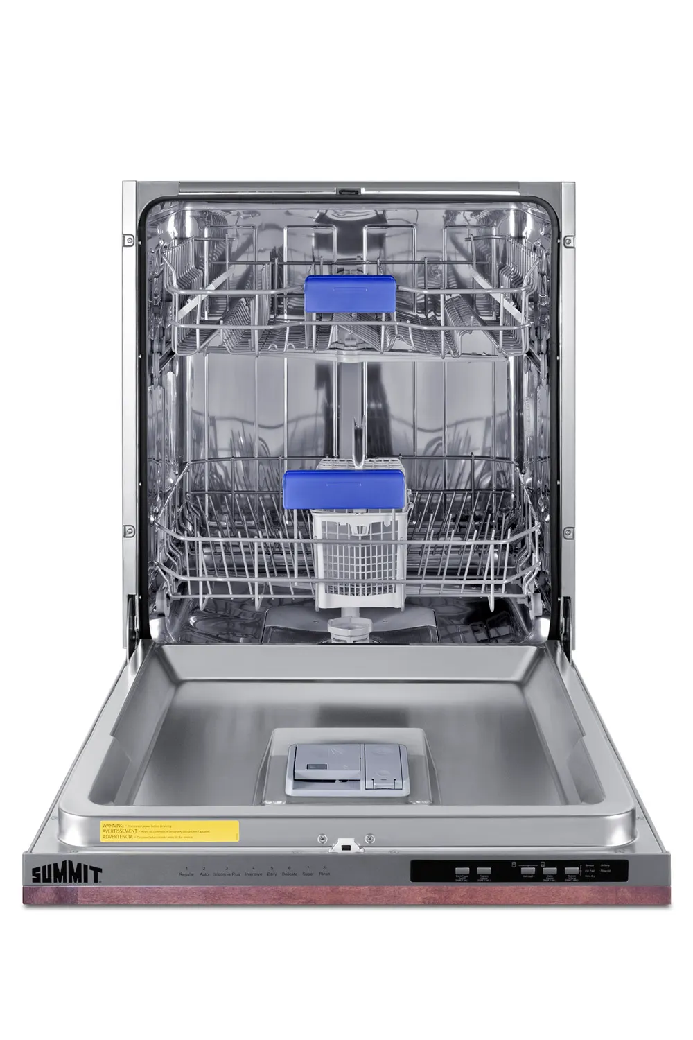 Summit DW245NTADA 24" Residential Built-in Dishwasher, Stainless Steel / 8 Wash Programs