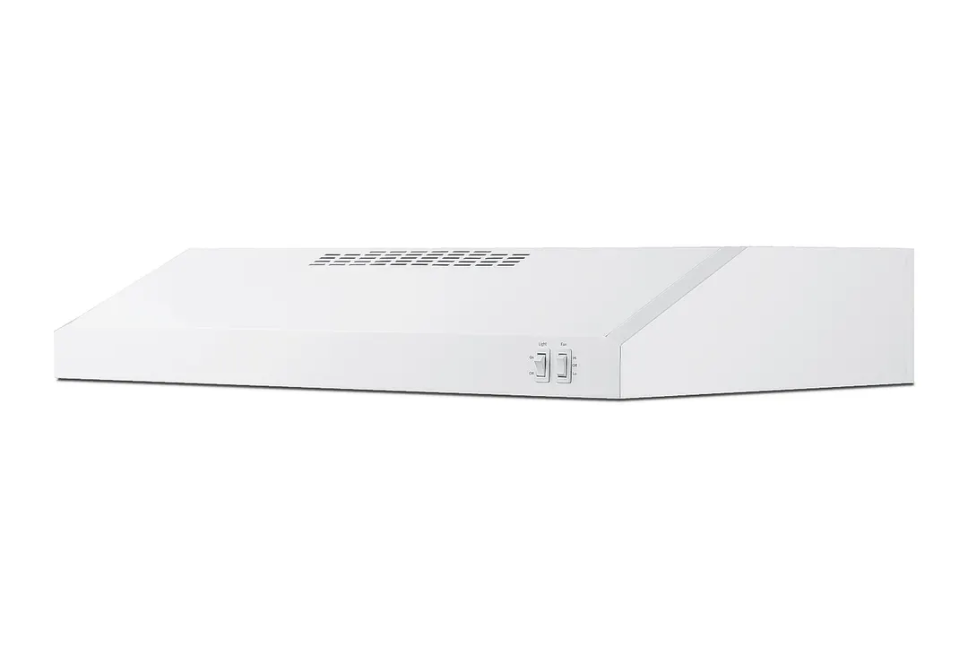 Summit HC30WW Under Cabinet Hood, 30" White, Ducted or Recirculating, 200 CFM Blower, Mesh Filter, 115V Hard‑Wired
