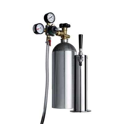 Summit KITCF Cold Brew Coffee Tap Kit with Nitrogen Tank, 3"W x 3"D x 12"H (for Flat Iced Coffee)