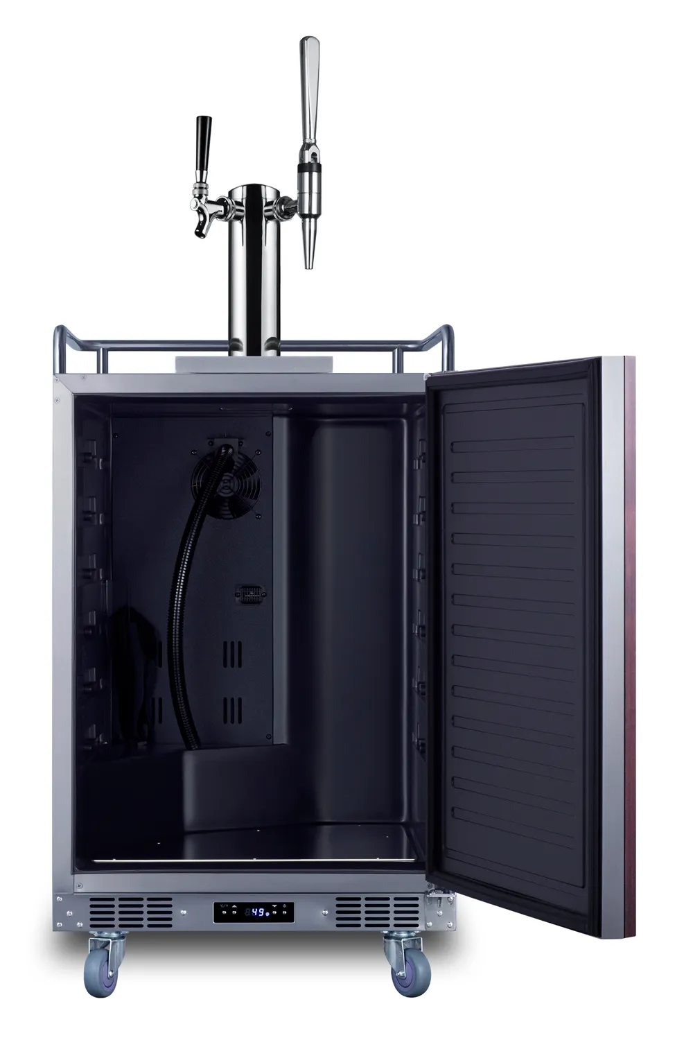 Summit SBC682PNRCMTWIN Cold Brew/Nitro Kegerator with Nitrogen Tank, 24" Wide / 5.6 cu.ft.