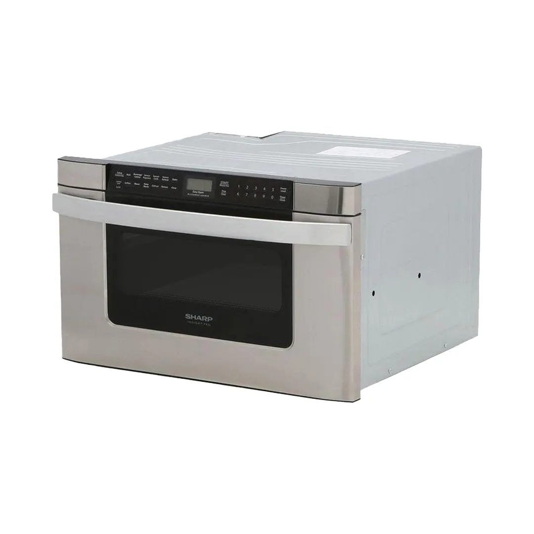 Sharp KB6524PSY 24" 950 Watt Microwave Drawer Oven, 1.2 Cu. Ft., Touch Control, S. Steel, 120V