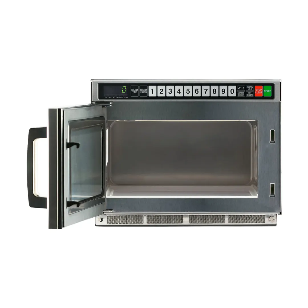 Sharp R-CD1200M 1200W TwinTouch™ Commercial Microwave Oven, 0.75 Cu. Ft., Stainless Steel, 120V