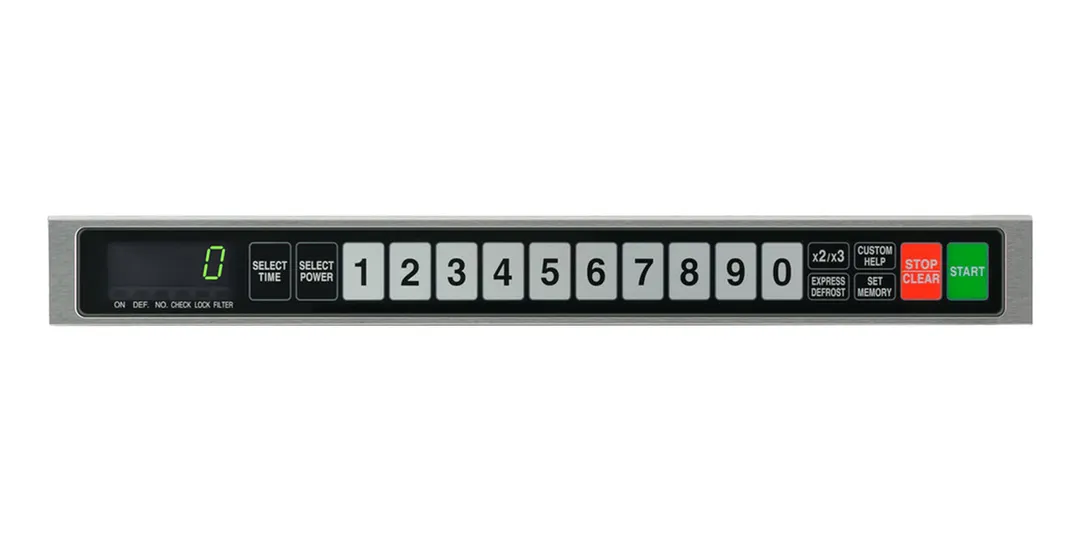 Sharp R-CD1200M 1200W TwinTouch™ Commercial Microwave Oven, 0.75 Cu. Ft., Stainless Steel, 120V