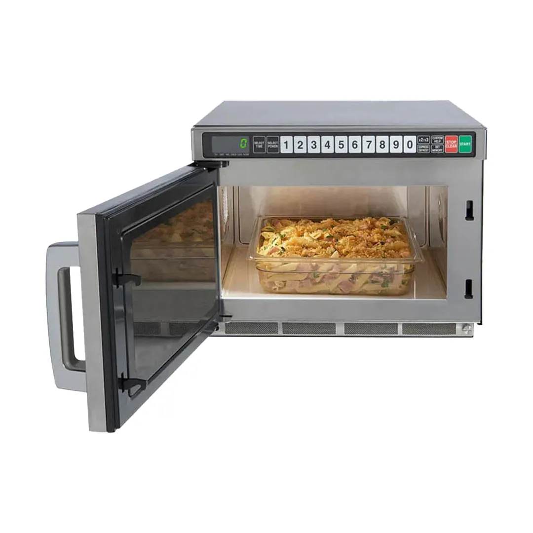Sharp R-CD1200M 1200W TwinTouch™ Commercial Microwave Oven, 0.75 Cu. Ft., Stainless Steel, 120V