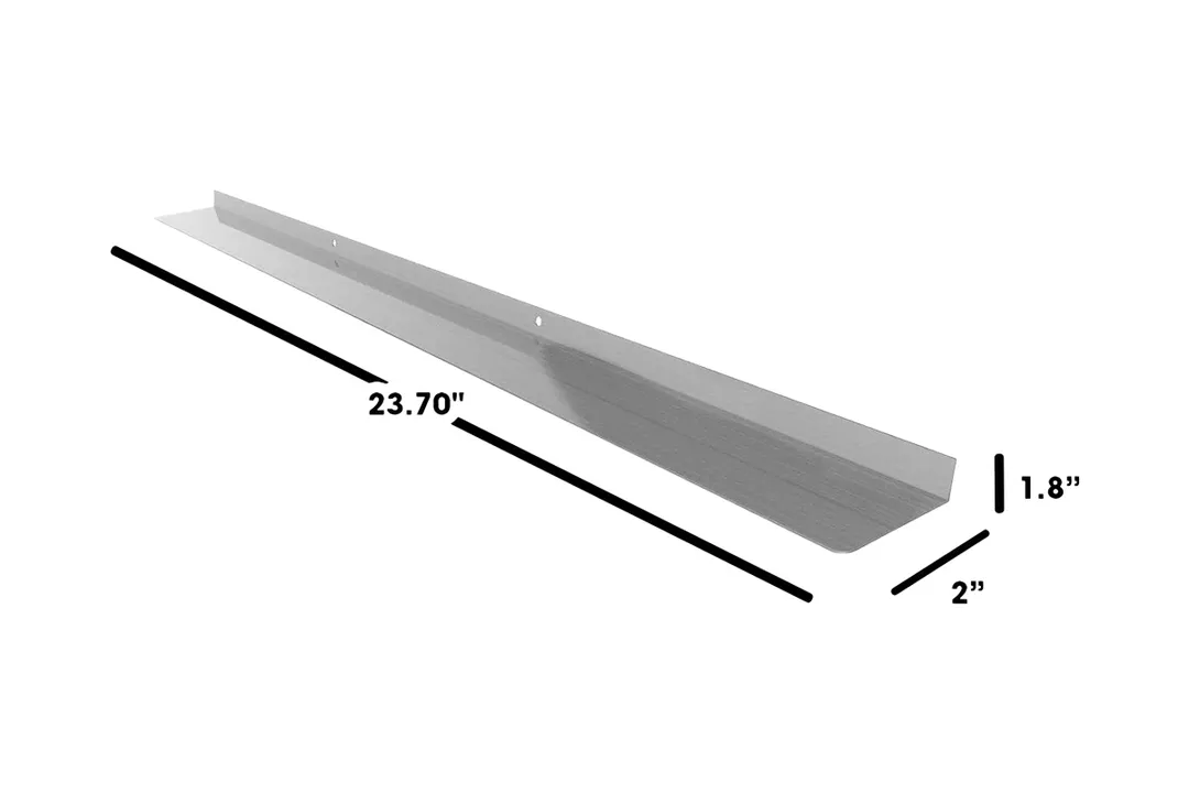 Sharp SKMD24F0AS 24" Flush Mount Deflector Vent Kit for Microwave Drawer, Stainless Steel