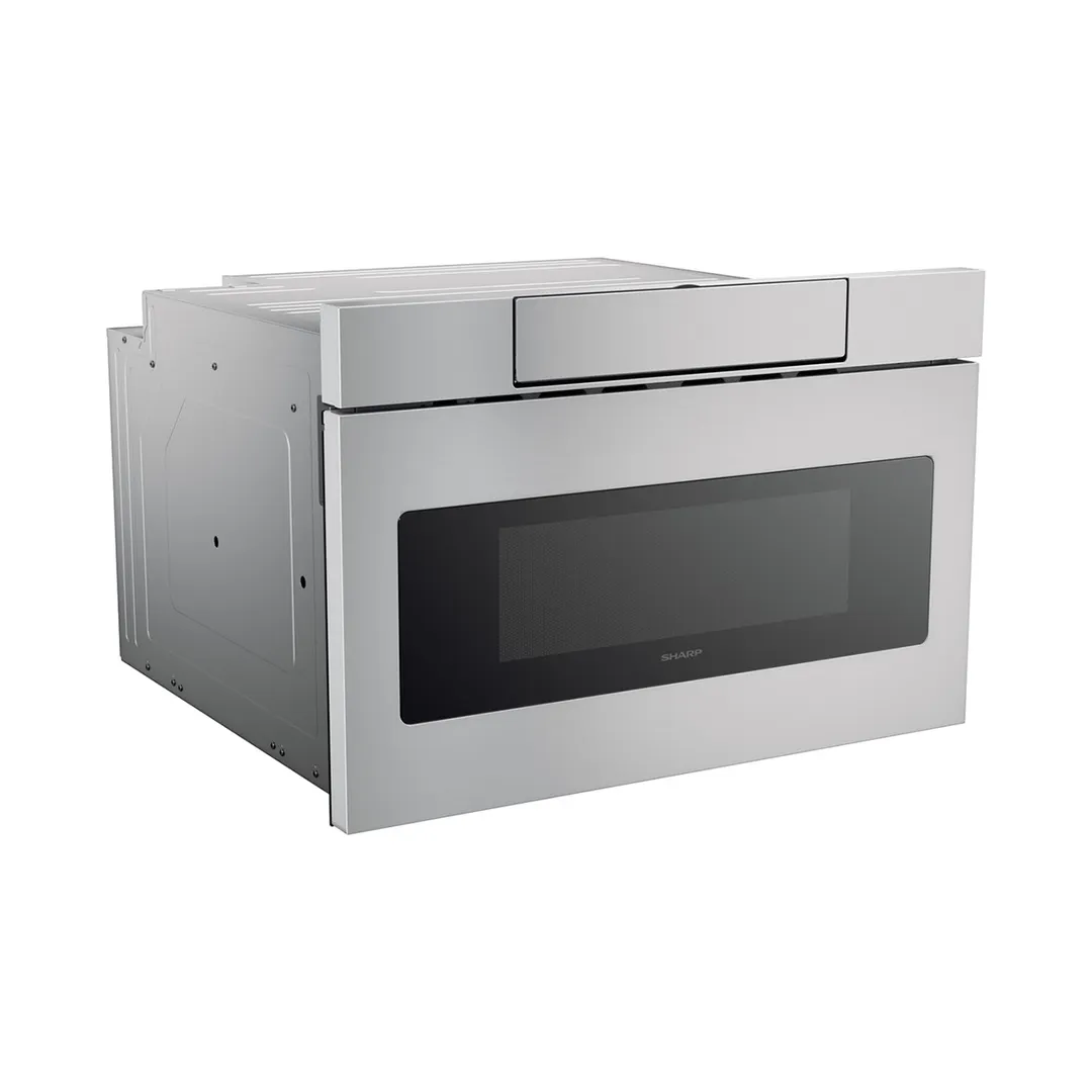 Sharp SMD2470ASY 24" 950 Watt Microwave Drawer Oven, 1.2 Cu. Ft., Concealed Control Panel, S. Steel