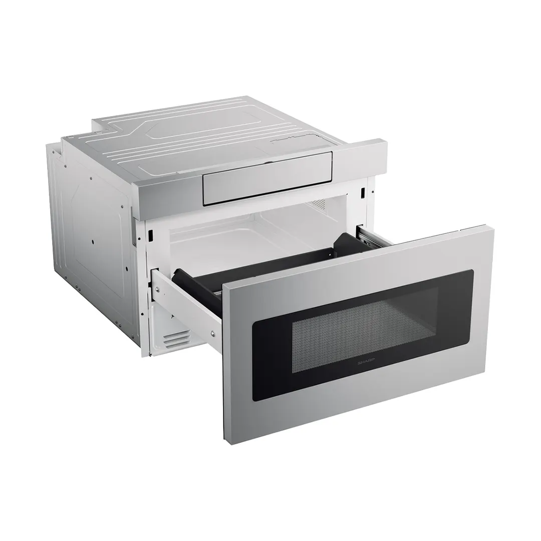 Sharp SMD2470ASY 24" 950 Watt Microwave Drawer Oven, 1.2 Cu. Ft., Concealed Control Panel, S. Steel