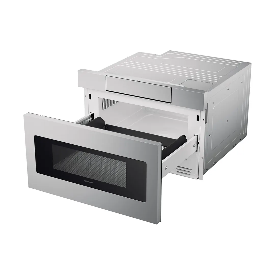 Sharp SMD2470ASY 24" 950 Watt Microwave Drawer Oven, 1.2 Cu. Ft., Concealed Control Panel, S. Steel