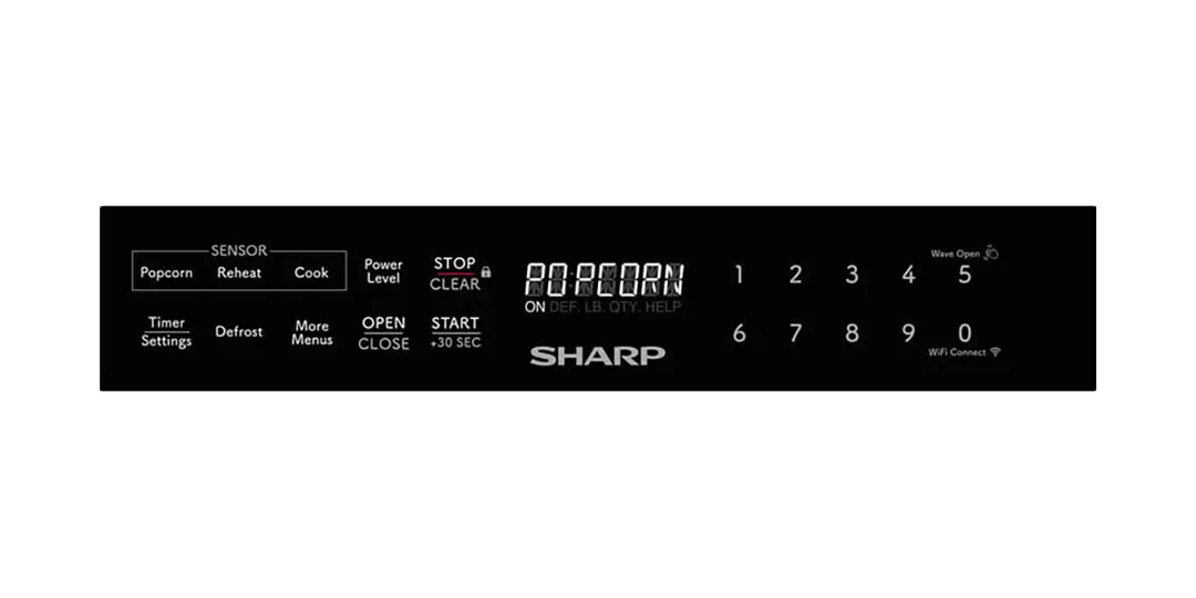 Sharp SMD2489ES 24" Smart Microwave Drawer Oven w/ Easy Wave Open, 1.2 Cu Ft, 950 Watt, Touch Panel