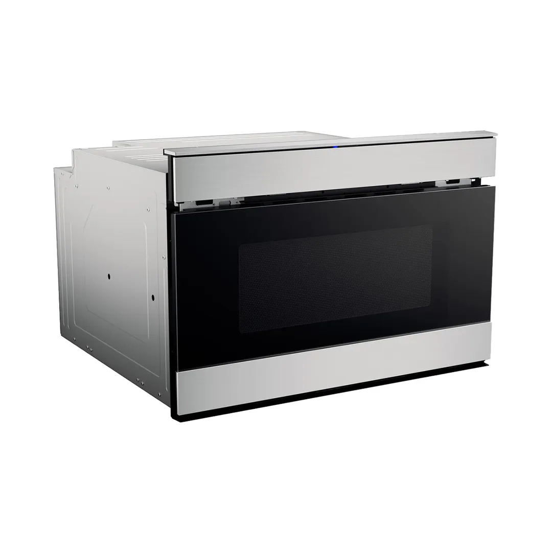 Sharp SMD2489ES 24" Smart Microwave Drawer Oven w/ Easy Wave Open, 1.2 Cu Ft, 950 Watt, Touch Panel