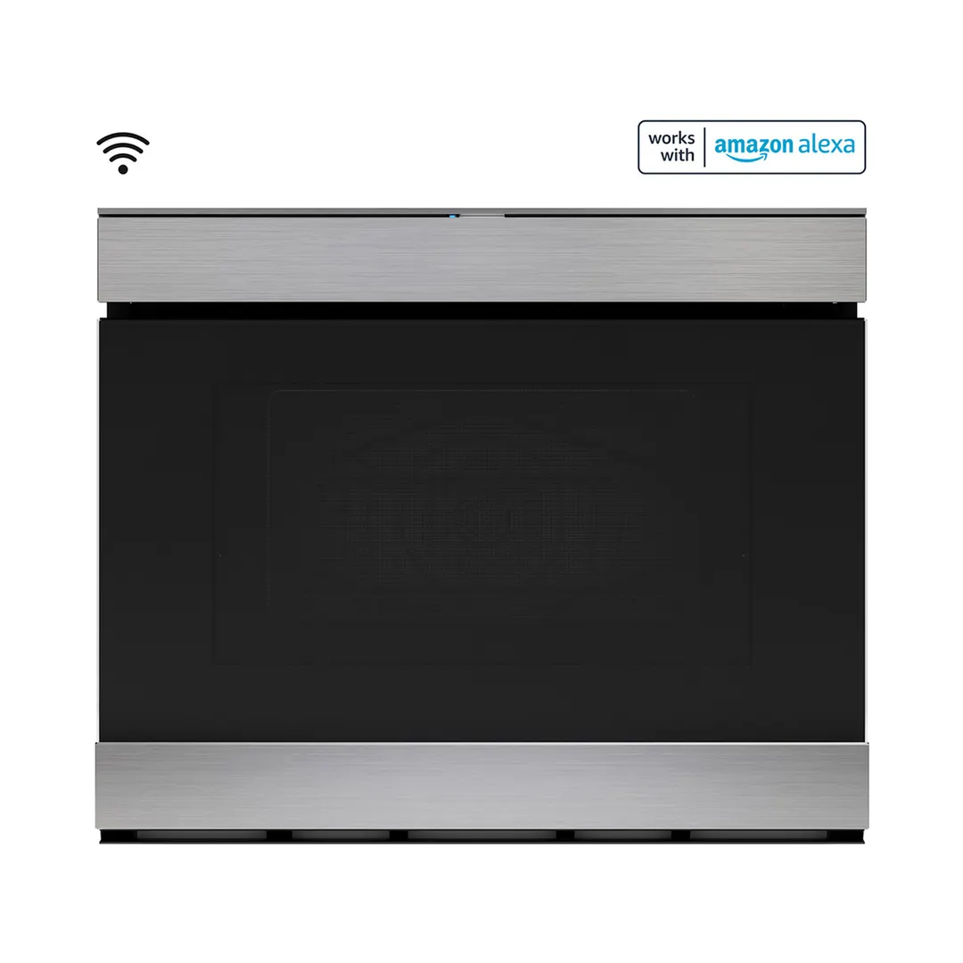 Sharp SMD2499FS 24" Smart Convection 950 Watt Microwave Drawer Oven, Easy Wave Open, 1.4 Cu Ft