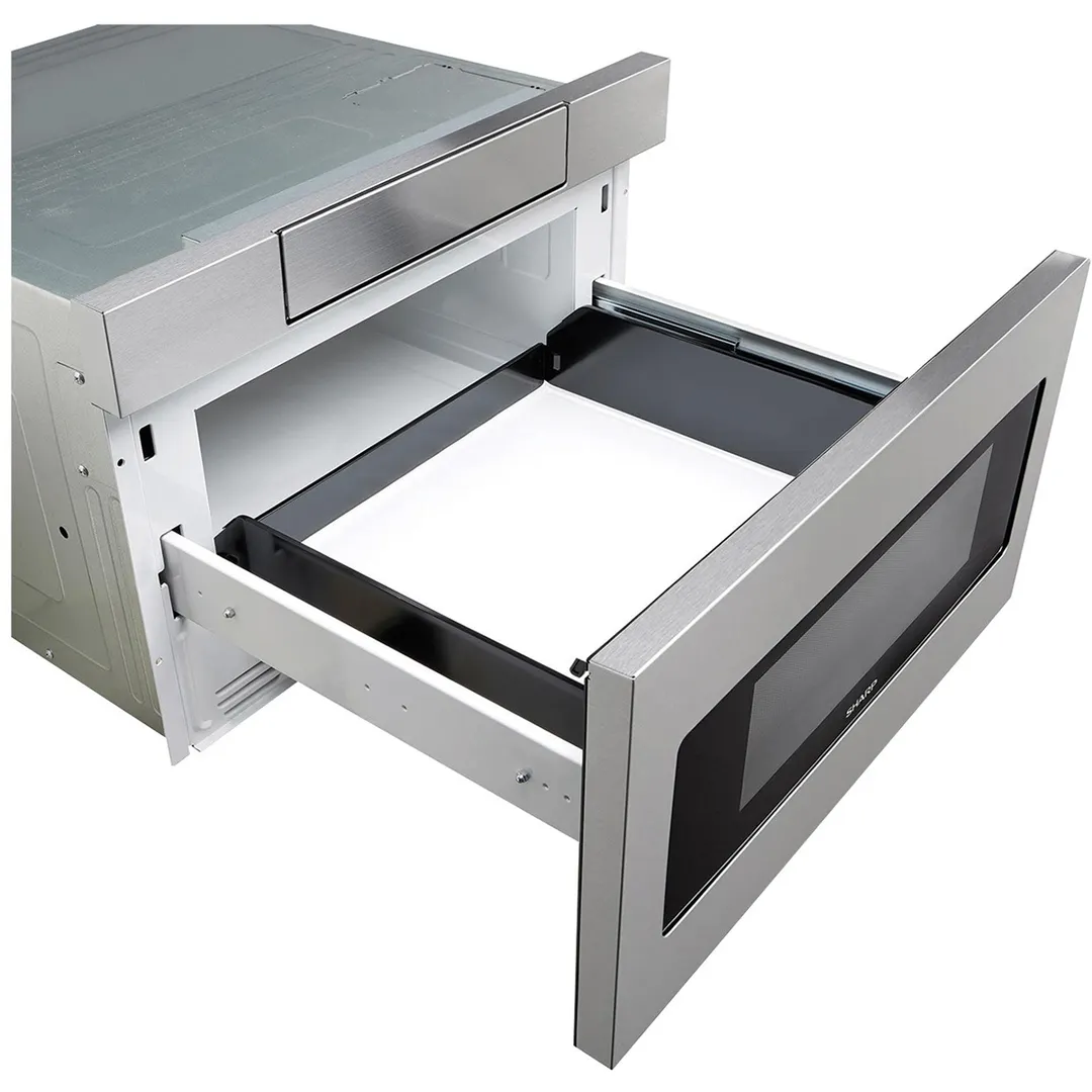 Sharp SMD3070ASY 30" 950 Watt Microwave Drawer Oven, 1.2 Cu. Ft., Angled Touch Control, S. Steel