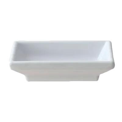 Thunder Group 19001WT Sauce Dish, 2 Oz., 3-3/4" X 2-1/2", Break-Resistant - Dozen