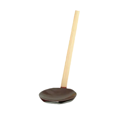 Thunder Group 30-27 Soup Serving Spoon, Solid, 4" X 11", Bamboo