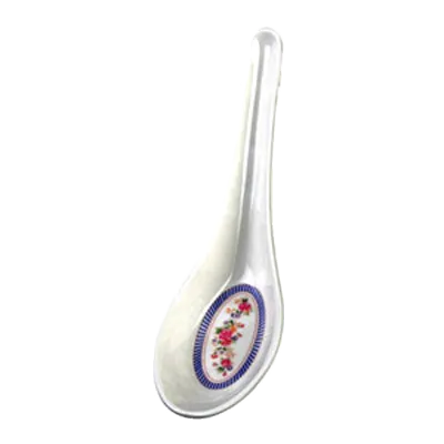 Thunder Group 7003AR Won Ton Soup Spoon, 3/4 Oz., 5-5/8" X 1-5/8", Break-Resistant - Dozen
