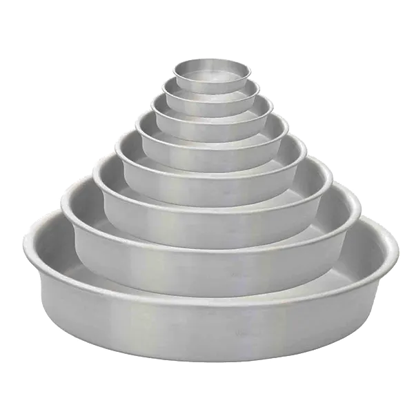 Thunder Group ALCP0302 Layer Cake Pan, 3" Dia. X 2"H, Round, Aluminum