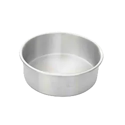 Thunder Group ALCP0302 Layer Cake Pan, 3" Dia. X 2"H, Round, Aluminum