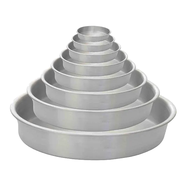 Thunder Group ALCP0802 Layer Cake Pan, 8" Dia. X 2"H, Round, Aluminum