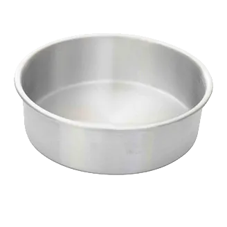 Thunder Group ALCP0802 Layer Cake Pan, 8" Dia. X 2"H, Round, Aluminum