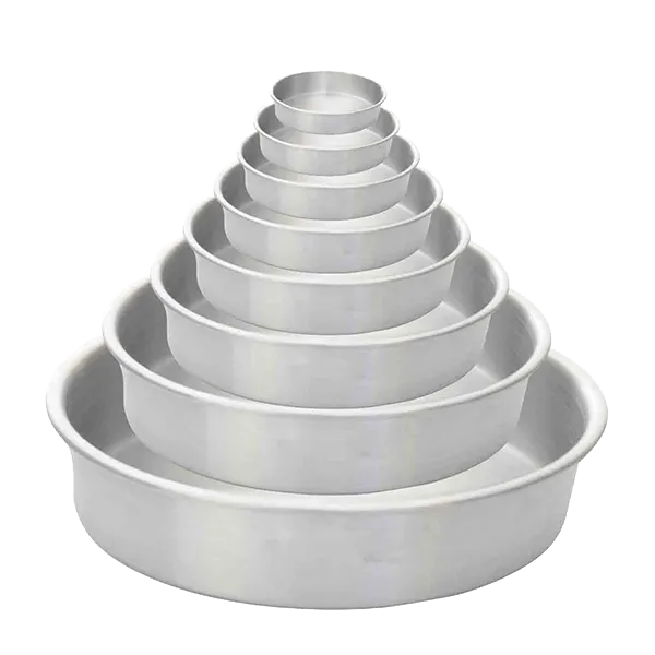 Thunder Group ALCP1203 Layer Cake Pan, 12" Dia. X 3"H, Round, Aluminum