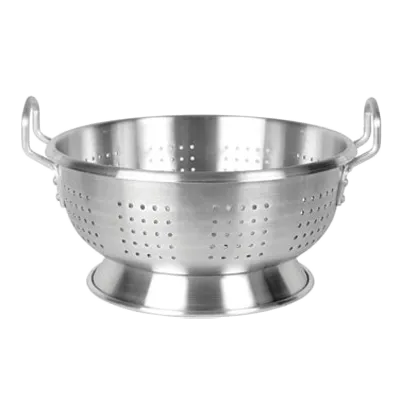 Thunder Group ALHDCO102 Colander, 16 Quart Capacity, Perforated, Riveted Handles