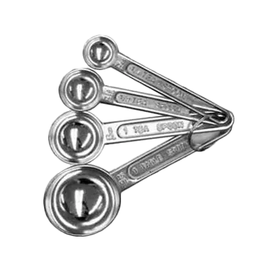 Thunder Group ALMC001 Measuring Spoon Set, 4 Measure Sizes Per Set