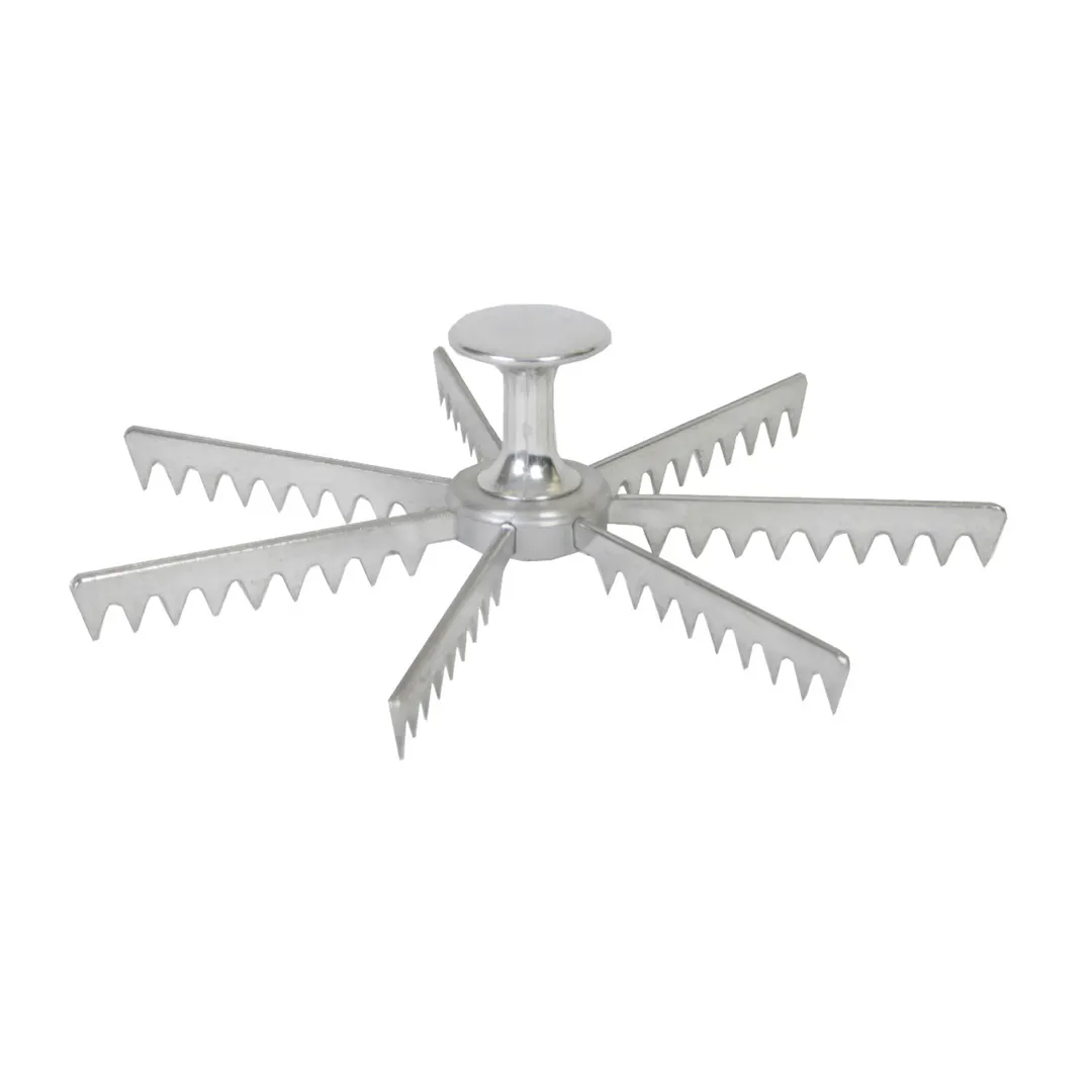 Thunder Group ALPMA007 Pie Marker, 7-Cut, Aluminum