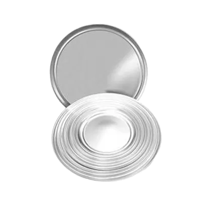 Thunder Group ALPTWR014 Pizza Tray, 14", Wide Rim, Solid, Aluminum