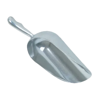 Thunder Group ALTWSC038 Scoop, 38 Oz. Capacity, Tapered Bowl, Contoured Handle, Aluminum
