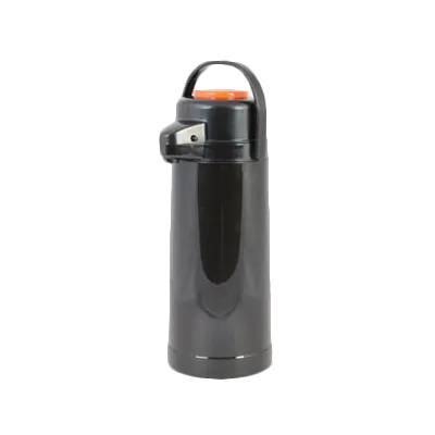 Thunder Group APPG022D Airpot, 2.2 Liter (74 Oz.), Glass Lined, Orange Push Button Top