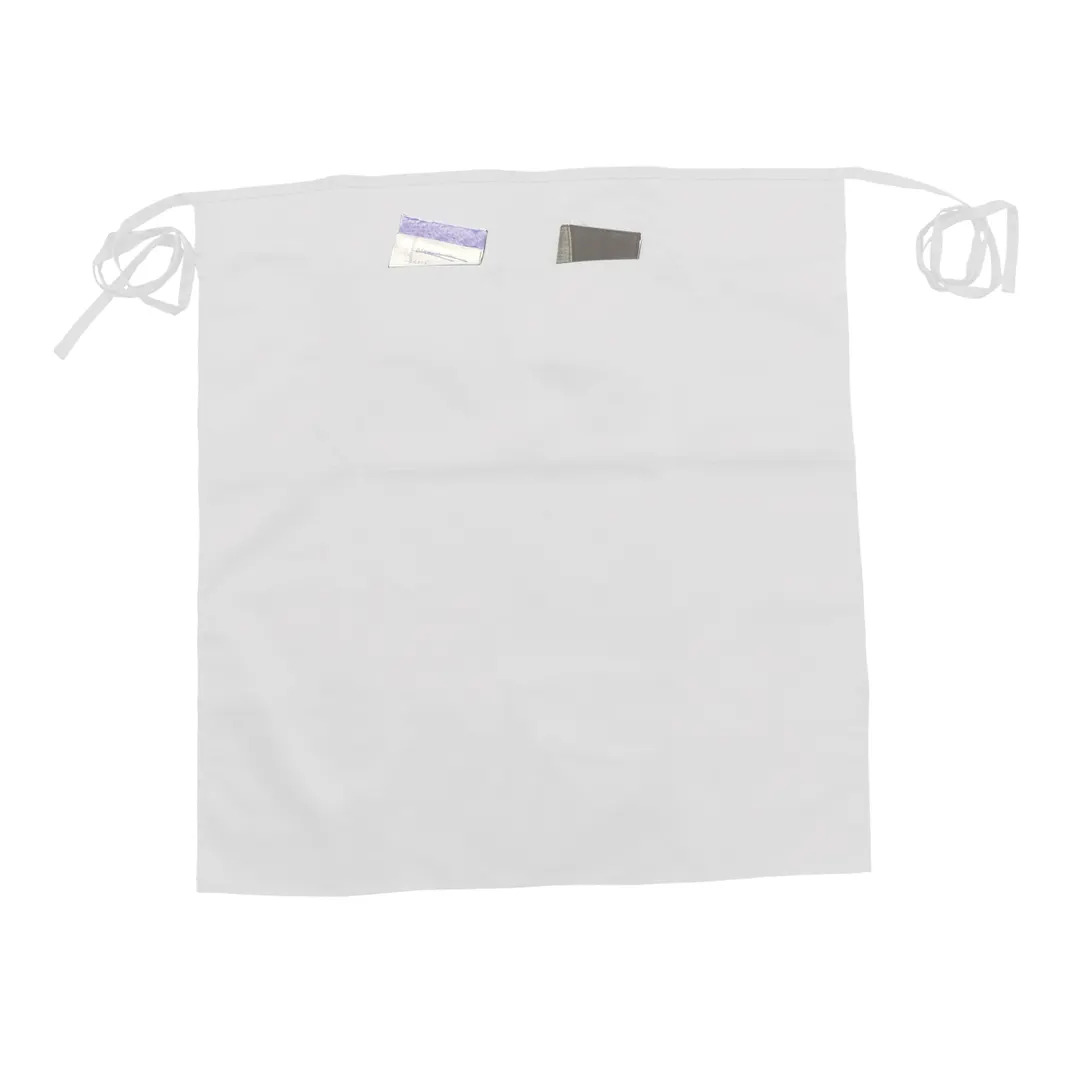Thunder Group CA3128WH Chef Regalia Aprons, 31" X 28" (2) Pocket Bistro Full Length, 65/35 Poly/Cotton