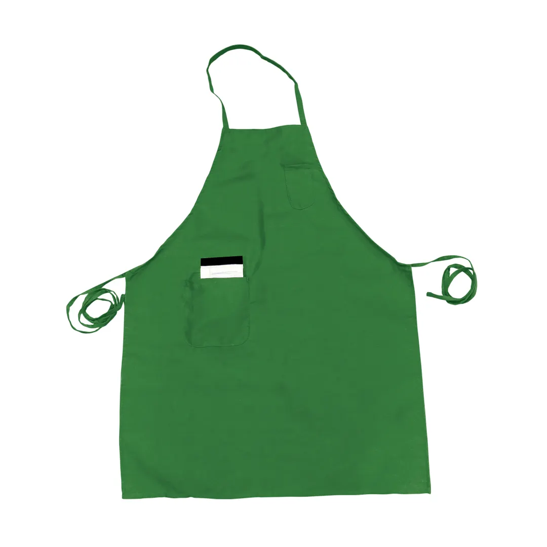 Thunder Group CA3326LG Chef Regalia Bib Aprons, 33" X 26", Full-Length With Pocket, 65/35 Poly/Cotton