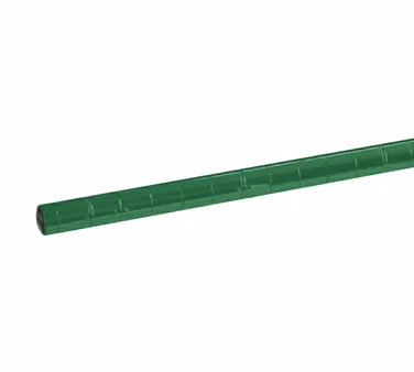Thunder Group CMEC034 Heavy Duty Epoxy Coated Green Shelving Post 34"H with Leveling Foot