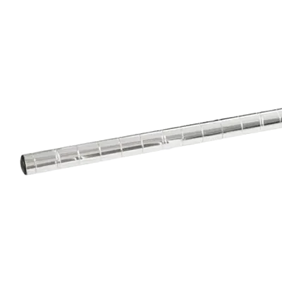 Thunder Group CMPC034 Heavy Duty Chrome Shelving Post, 34"H, Stationary, Leveling Foot, NSF