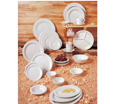 Thunder Group CR9303V Saucer, 5-1/2" Dia., For Cr303/Cr9018, Break-Resistant - Dozen