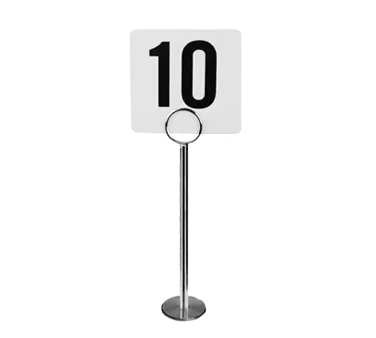 Thunder Group CRTCH008 Table Card Stand, 8", Wire Loop, Balanced, chrome plated