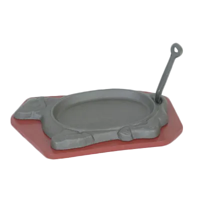 Thunder Group IRBB002 Steak Board Sizzle Platter Set, 3-Piece Includes