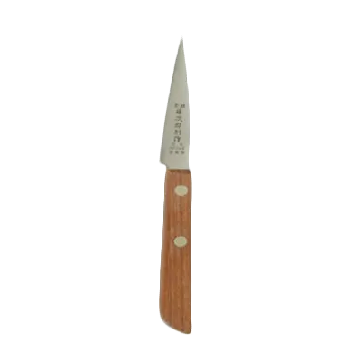 Thunder Group JAS013090 Carving Knife, 3-1/2" Blade, Riveted Wood Handle, Stainless Steel Blade