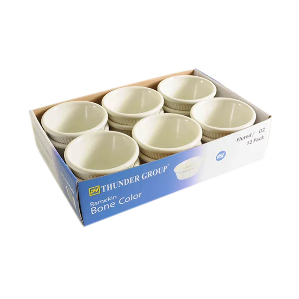 Thunder Group ML507B1R Ramekin, 1-1/2 Oz. Capacity, 2-1/2" Dia., Round, 12 Each - Pack