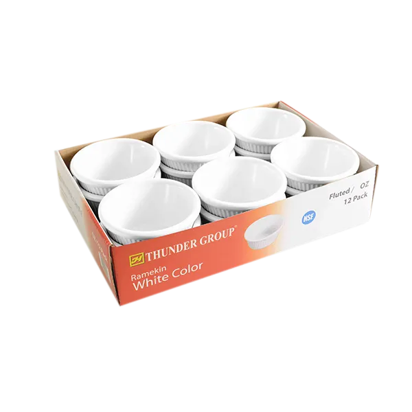 Thunder Group ML507W1R Ramekin, 1-1/2 Oz. Capacity, 2-1/2" Dia., Round, 12 Each - Pack