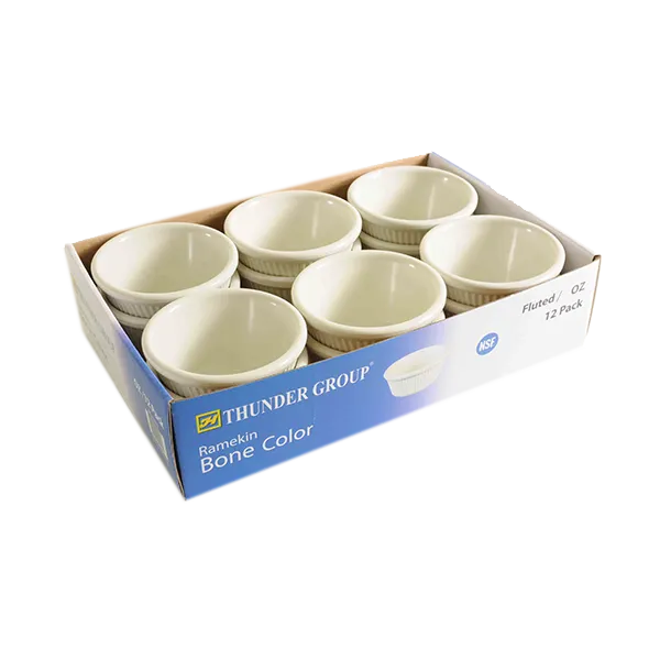 Thunder Group ML532B1R Ramekin, 4 Oz. Capacity, 3-3/8" Dia., Round, 12 Each - Pack