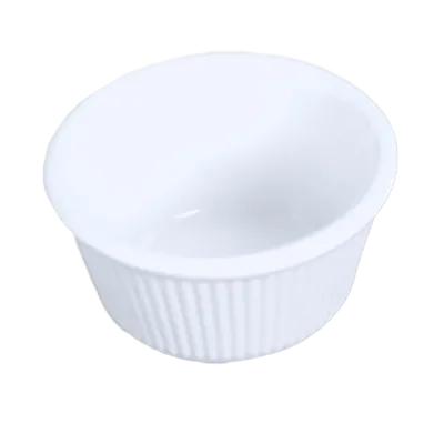 Thunder Group ML533W1 Ramekin, 3-1/2 Oz. Capacity, 3-3/8" Dia., Round - Dozen