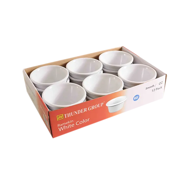 Thunder Group ML535W1R Ramekin, 1-3/4 Oz. Capacity, 2-1/2" Dia., Round, 12 Each - Pack