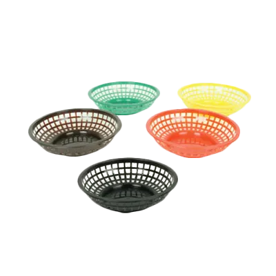 Thunder Group PLBK008R Fast Food Basket, 8" Dia., Round, Stackable - Dozen