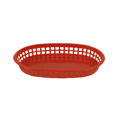 Thunder Group PLBK1034R Fast Food Basket, 10-3/4", Oblong, Stackable - Dozen