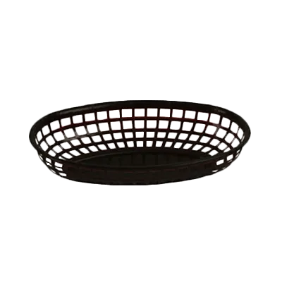 Thunder Group PLBK938K Fast Food Basket, 9-3/8", Oval, Stackable - Dozen