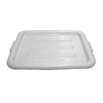 Thunder Group PLBTC001W White Bus Box Tub Cover, High-Density Polyethylene, NSF, Freezer Safe, Stackable