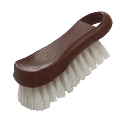 Thunder Group PLCBB02BR Cutting Board Brush, 6" X 2.5" X 2"H, Hanging Loop, Plastic, brown