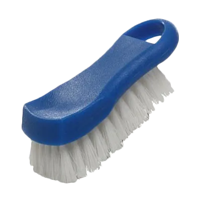 Thunder Group PLCBB02BU Cutting Board Brush, 6" X 2.5" X 2"H, Hanging Loop, Plastic, blue