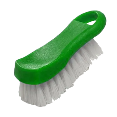 Thunder Group PLCBB02GR Cutting Board Brush, 6" X 2.5" X 2"H, Hanging Loop, Plastic, green